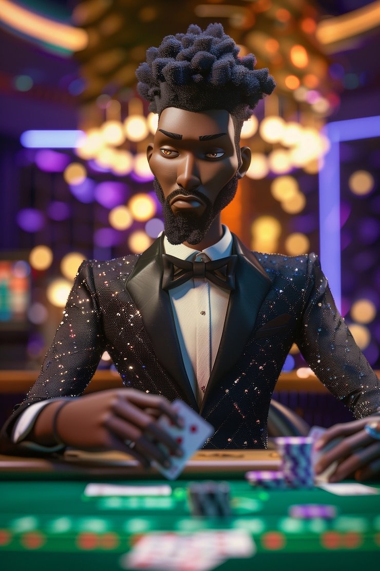 Kartu fitur neon untuk pengalaman jerukbet